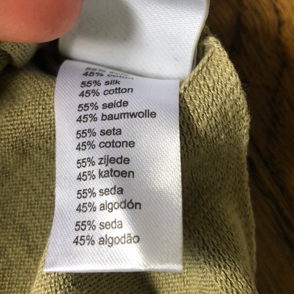 EUC Lacoste silk/cotton sweater - lightweight! - Picture 4 of 6